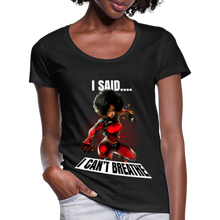 Load image into Gallery viewer, RED WARRIOR - "I SAID.... I CANT BREATHE" AFRO - black
